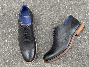 Ted Baker Guri 9 Black Leather Shoes SH798